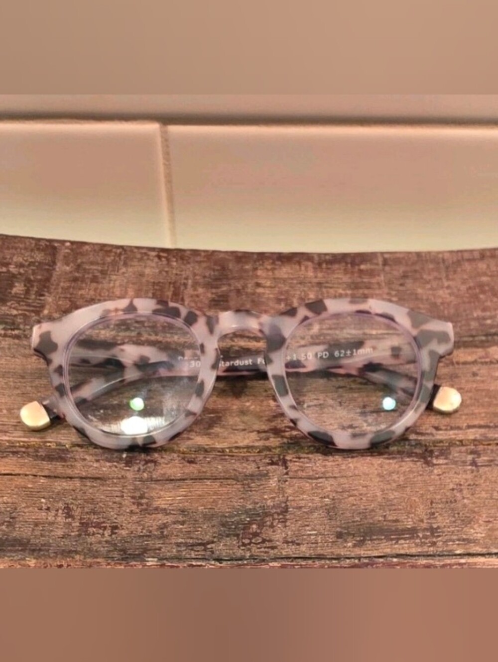 Peepers Stardust Focus +1.50 Hinged Pink Patterned Tortoise Reading Glasses
